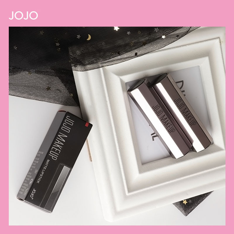 JOJO星光磨砂雾面唇膏丝绒哑光持久不掉色显白豆沙色口红抖音同款