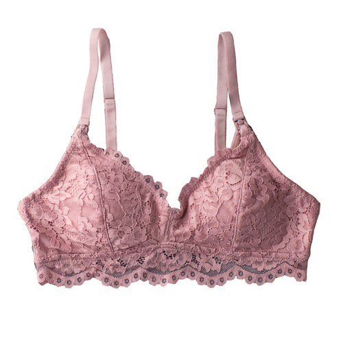 No steel ring maternity nursing bra pregnancy maternity bra adjustable lace push-up large size nursing bra