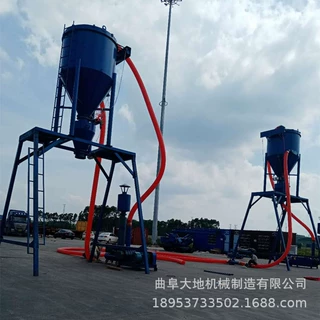大地定制除尘环保输送机电厂粉煤灰装车机水泥灰气力吸灰机