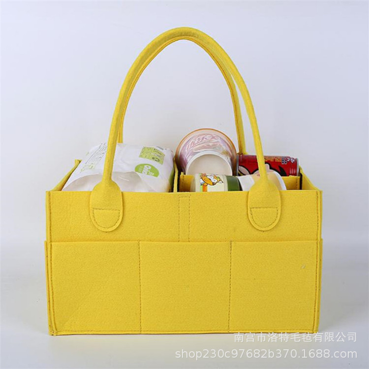 定制可折叠毛毡收纳包尿不湿收纳包婴儿尿布收纳包MAOZHANZHIPIN