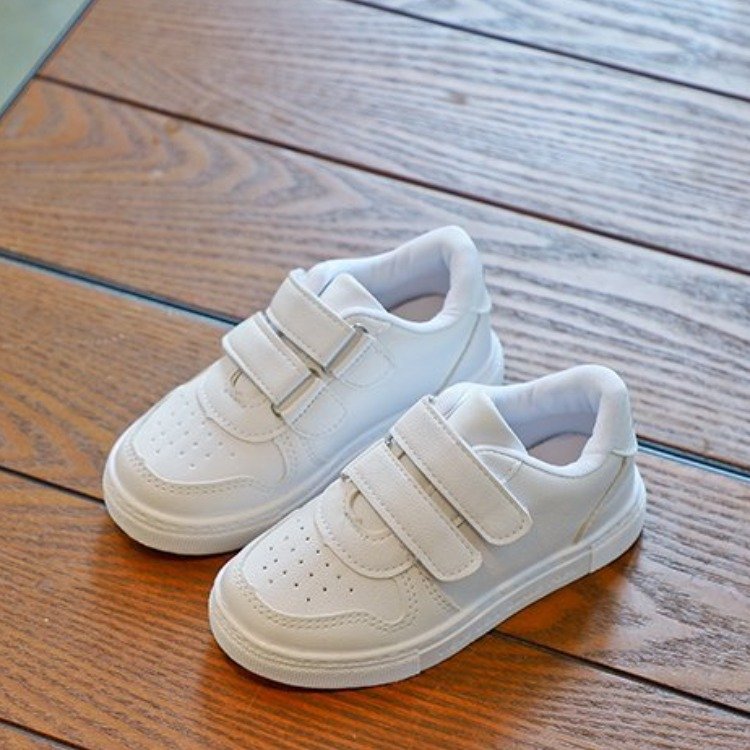 Children's white shoes 2020 spring new K...