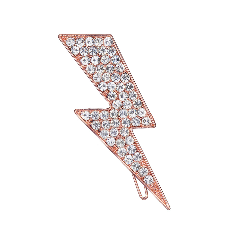 Hot-selling New Alloy Diamond-studded  Lightning Hair Clip display picture 8
