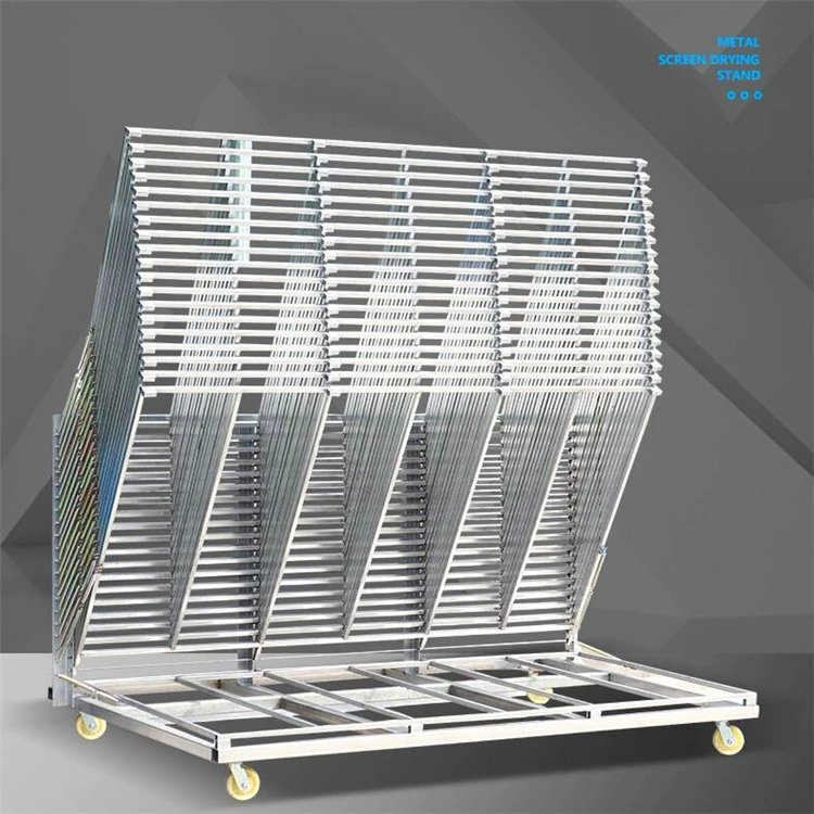 Заводская оптовая продажа 50-слойной сушильной стойки для трафаретной печати, тысячи-слойной стойки, сушильной стойки для покраски, поворотной тележки, сушильной стойки для бумаги, сушильной стойки для печатных плат.