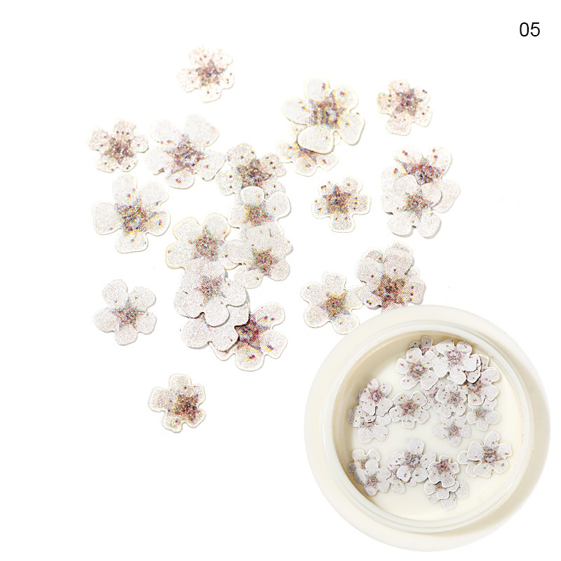 Joyas de manicura de la princesa inswind coloridas flores y hojas pájaros mariposas primavera serie de pulpa de madera parche de manicura