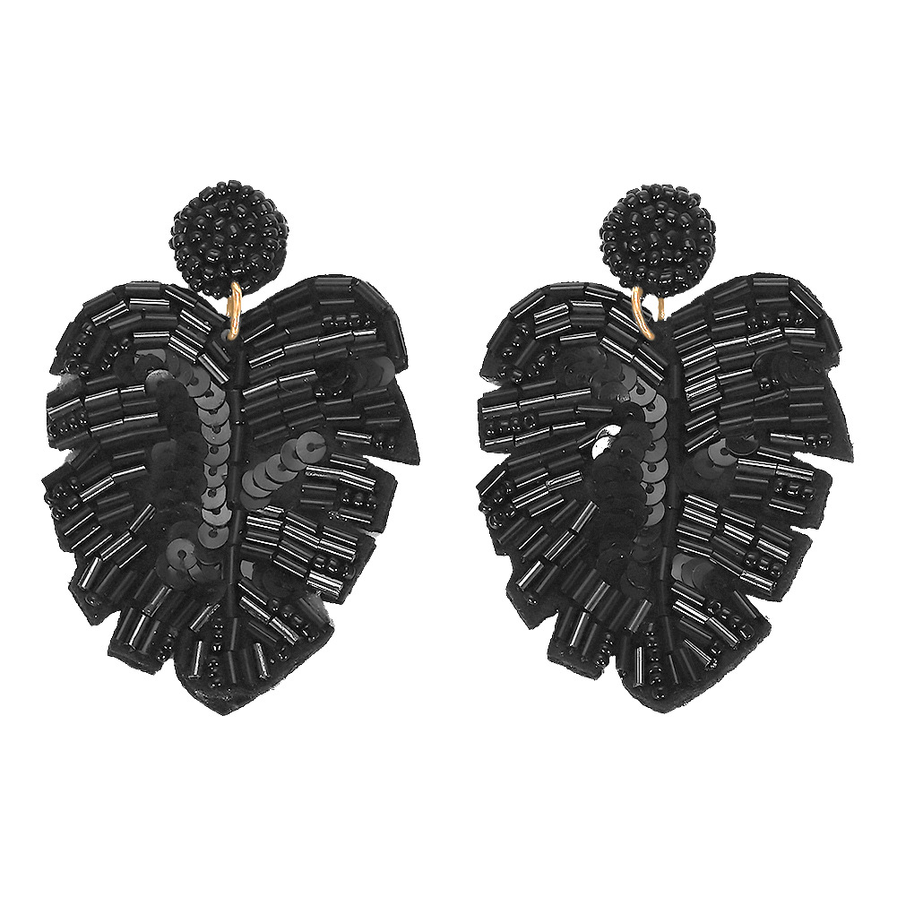 Fashion Exaggerated Hollow Leaves Long Earrings Simple Earrings Wholesale Nihaojewelry display picture 19