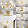 Scandinavian ceiling light for bedroom, modern and minimalistic creative lights for living room, ceiling lamp, internet celebrity