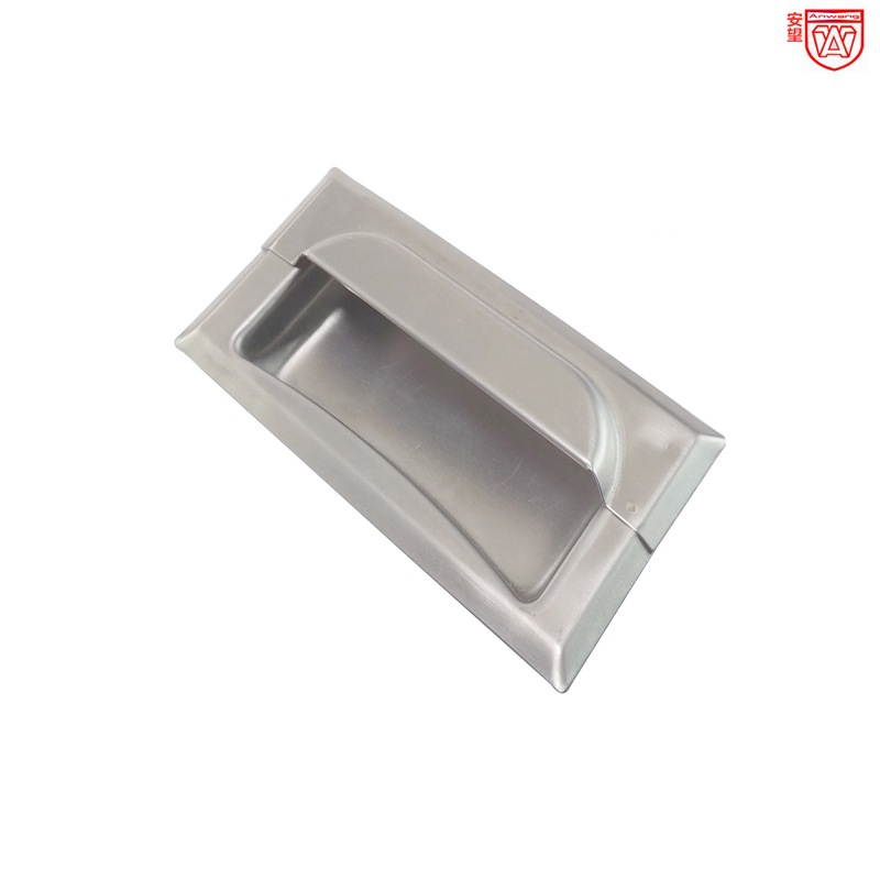 127 * 62mm acero inoxidable 304 mango de armario cajón armario puerta corredera oculta perno de mano empotrada mango de puerta