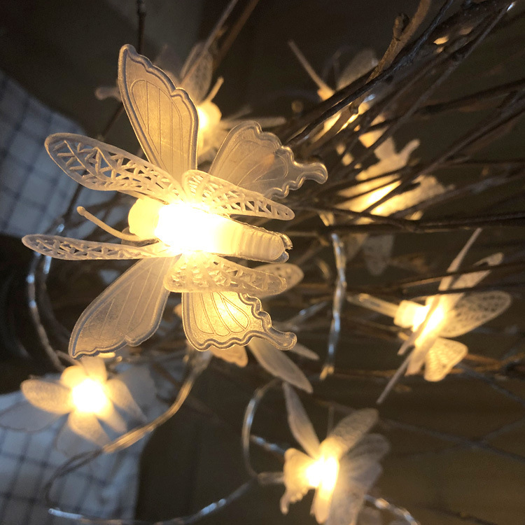 2023 new LED string lights string lights creative decorative lights home decorations butterfly solar string lights