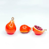 Accessory, fruit resin, pendant, bracelet, necklace and earrings with accessories, handmade, wholesale, new collection