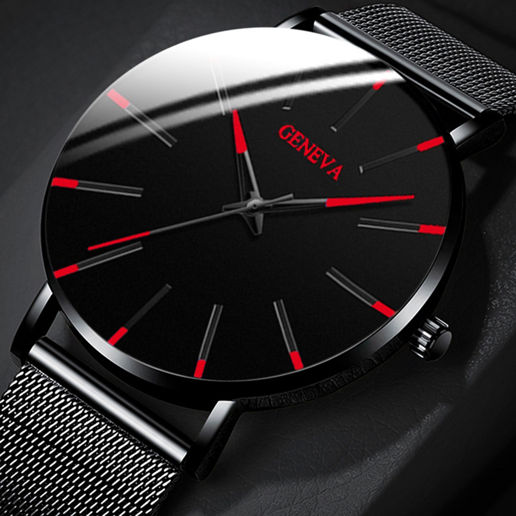 Casual Letter Buckle Quartz Men's Watches display picture 5