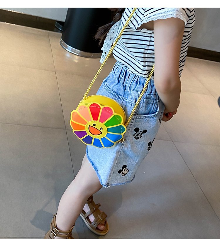 Sunflower Colorful Children's Messenger Bag Wholesale Nihaojewelry display picture 9