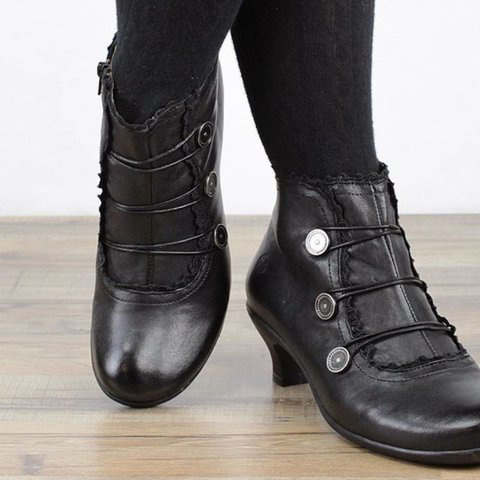2020 New plus size high heel women's boots 40-43 chunky heel ankle boots JGB2020N0004026