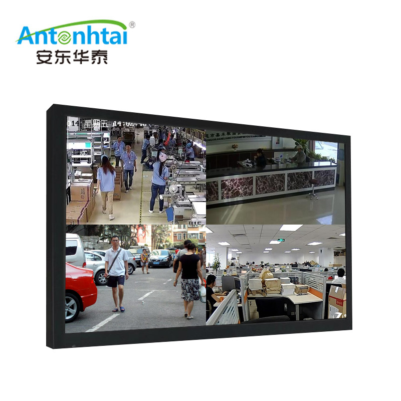 安东华泰82寸工业级液晶监视器监控金属外壳高清监控显示器显示屏
