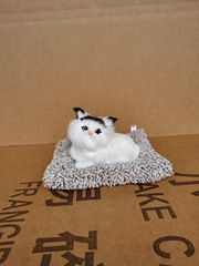 Car-mounted Activated Carbon Simulation Cat Interior Decoration Ornament Car Decorative Items Bamboo Charcoal Bag