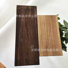 厂家直销松木做旧碳化一字板室内强加摆架一字板可做木地板