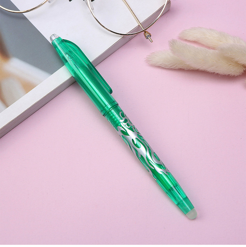 Retro Color Geometric Erasable Students Stationery Gel Pen display picture 4
