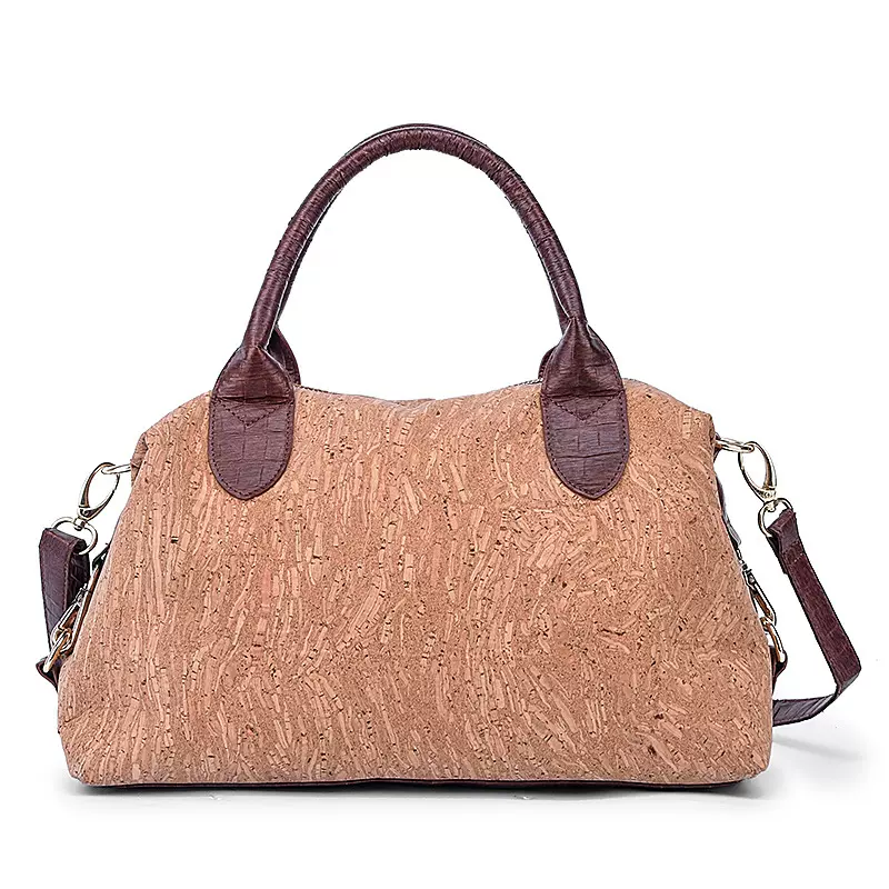 源头工厂时尚女包树皮纹软木女式手提包个性设计树皮纹单肩斜挎包