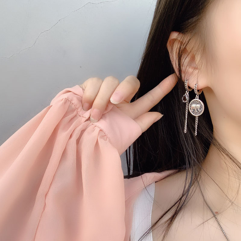 Korean Style Elephant Irregular Asymmetric Earrings display picture 7