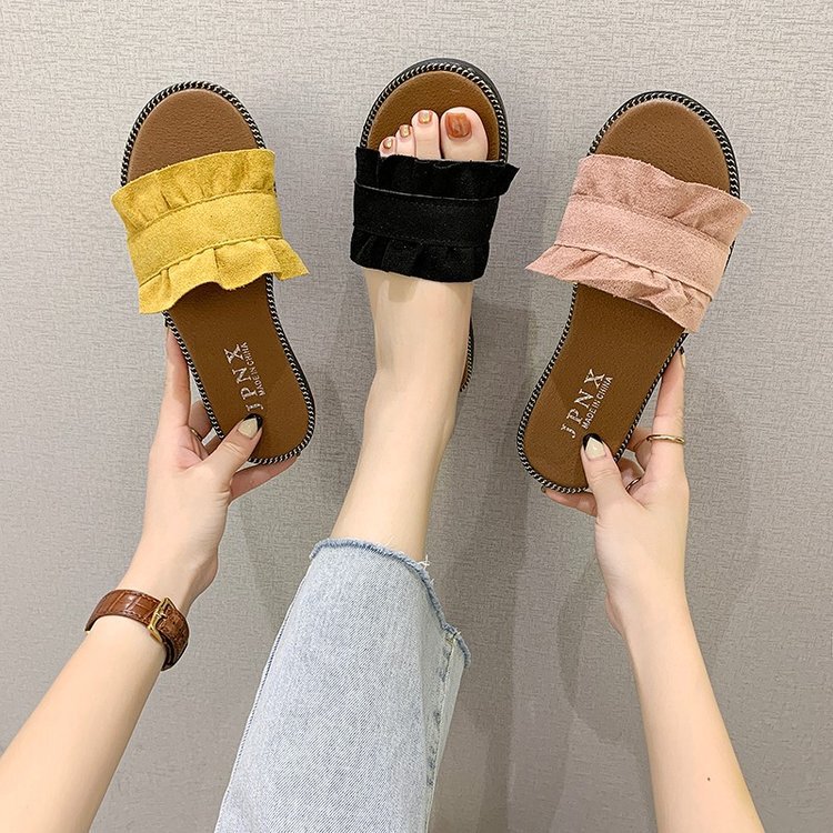 Spring and Summer New Lace Slippers Flat Heel Casual Women's Sandals Women's Shoes Student Flat Beach Shoes Spring and Summer New Lace Slippers Flat Heel Casual Women's Sandals Women's Shoes Student Flat Beach Shoes