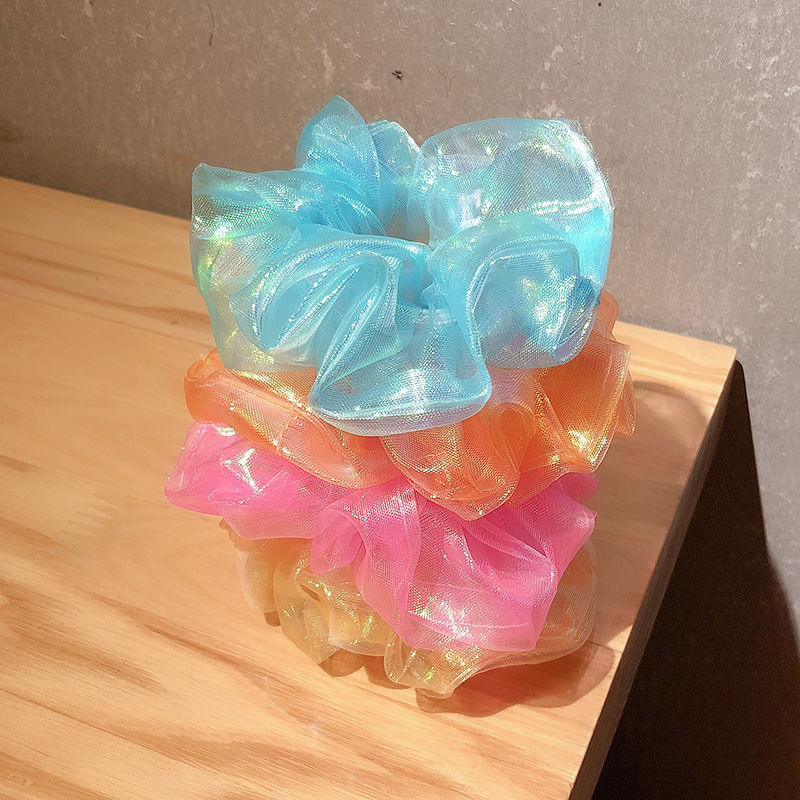 1 Piece Quantity Simple Style Women's Solid Color Gauze Hair Tie