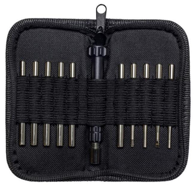 园林油锯化油器专业调节螺丝刀 多齿型11件组合套装