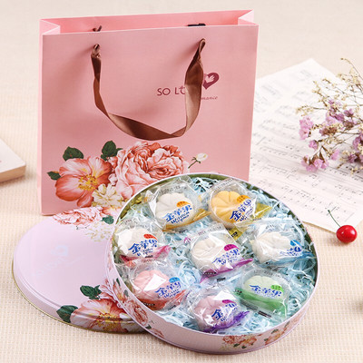 金苹果冰皮饼中秋月饼创意礼盒广式特产手工制作散装送礼团购|ms