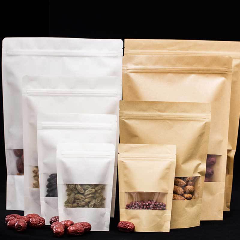 塑料彩印包装放油牛皮纸袋食品复合袋八边封牛皮纸袋