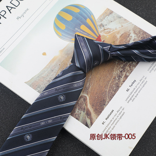 Design JK/DK hand-tied tie Japanese school tribute college style with shirt uniform plaid skirt direct supply
