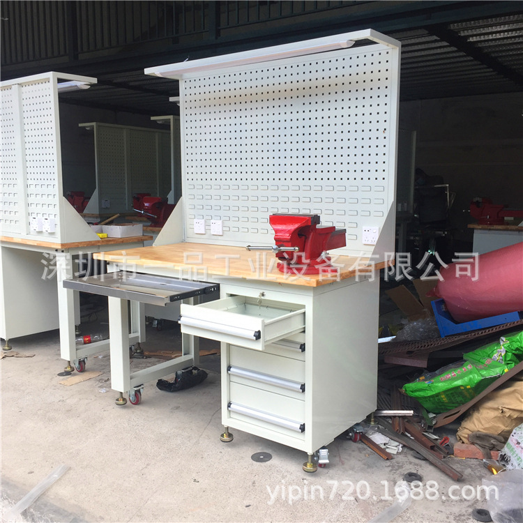 供应方管工作台焊接工作台榉木桌面工作桌线棒型材操作台支持定制