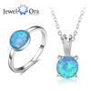 Lin Square close jewelry wholesale s925 Sterling Silver Pendant Necklace European and American treasure opal Lin Square close factory