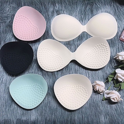 Latex breast pad medium thick split one piece breathable fabric beautiful back bra bra wrap replacement breast pad lining insert for women