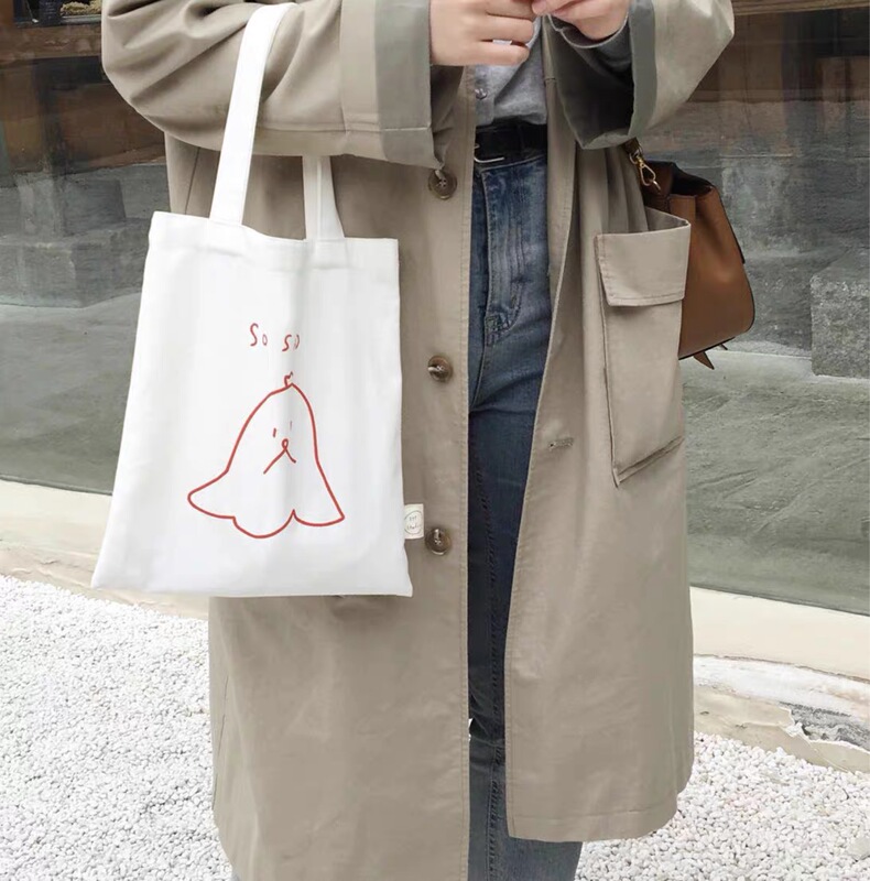 Korean ins Same Style Designer Niche Mini Bag Cotton Cloth Bag Cute Handbag Sundries Bag Small Bag
