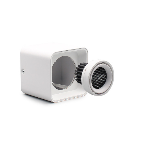 Square COB surface-mounted downlight LED dual-lens spotlight living room household ceiling light corridor no-downlight lighting