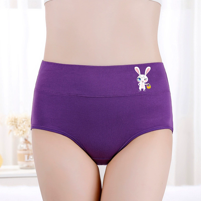 Хлопковые брюки, пояс, красный праздничный талисман, дышащие Underwear для формы бедер, высокая талия