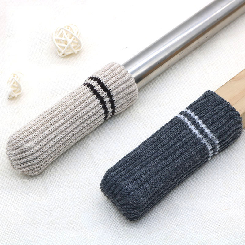 Knitted table and chair leg cover non-slip wear-resistant mute table leg table leg chair leg protective cover thickened chair leg cover