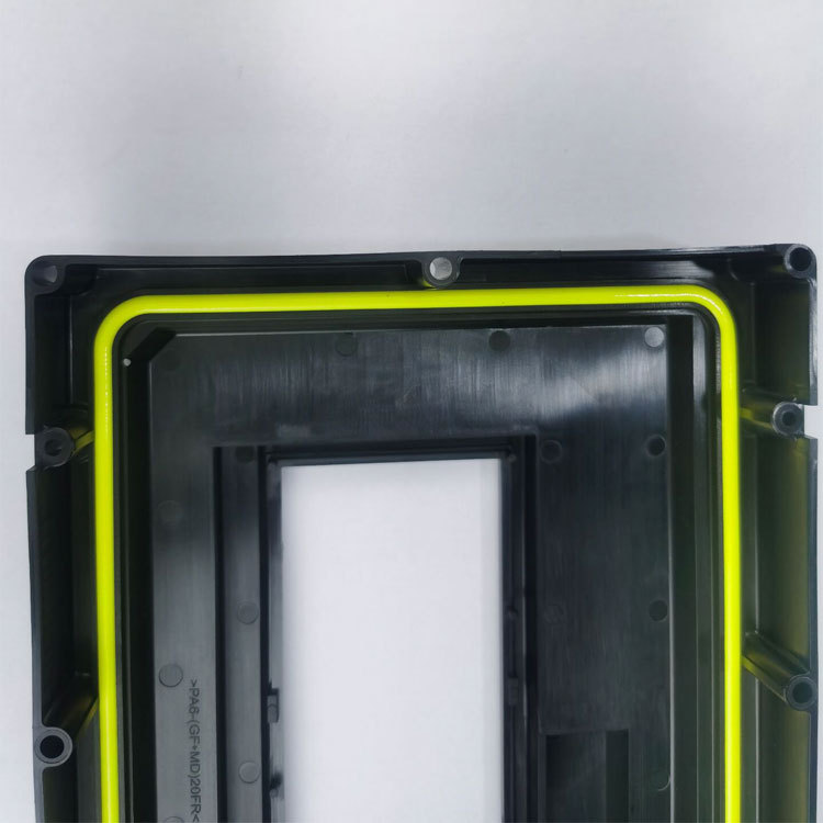 塑膠防水盒點膠發泡加工定制廠家聚氨酯防水盒點膠發泡密封條優點