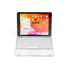 现货iPad平板电脑10.2/10.5寸通用 带鼠标触摸板保护壳式蓝牙键盘