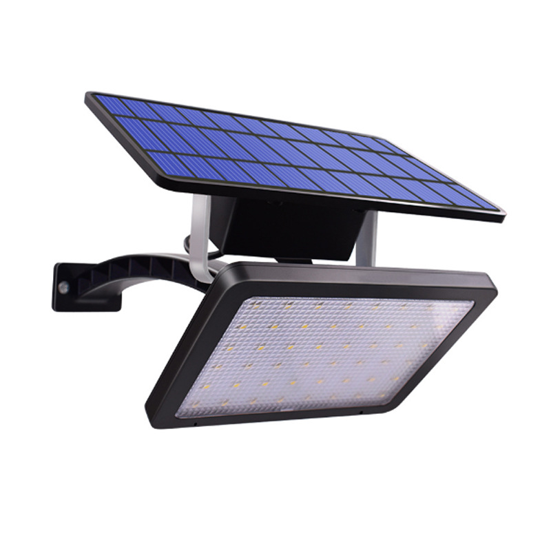 Lampe solaire à 48 LED, éclairage d'extérieur, angle d'éclairage réglable, lampe de jardin solaire, éclairage étanche pour mur, cour, rue_voghion.com