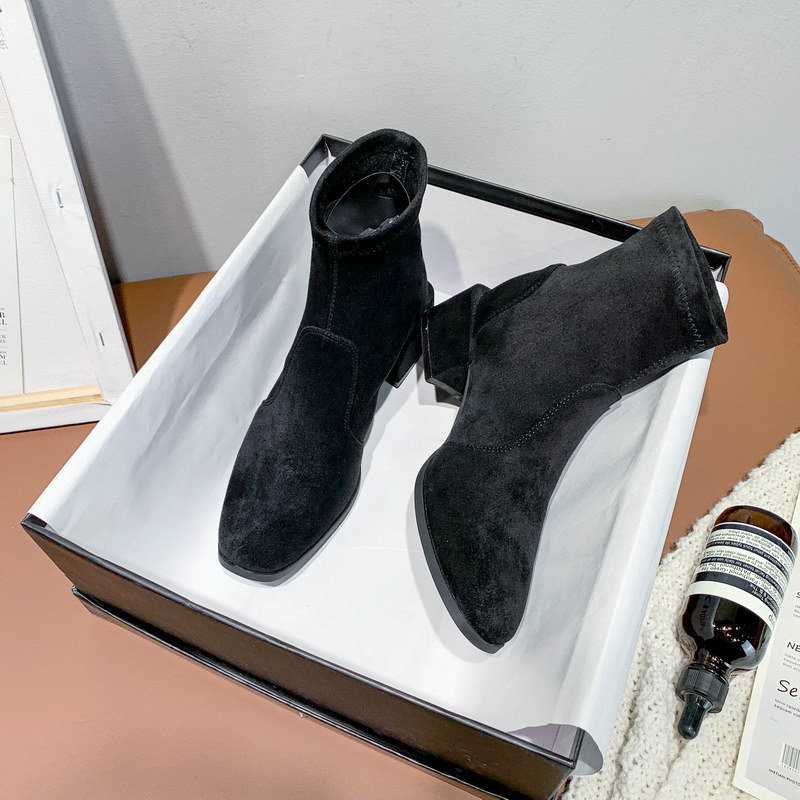 005-09 Autumn and winter new pattern Bootie Huidong County Footwear High-heeled Women's Shoes Martin Boots With crude