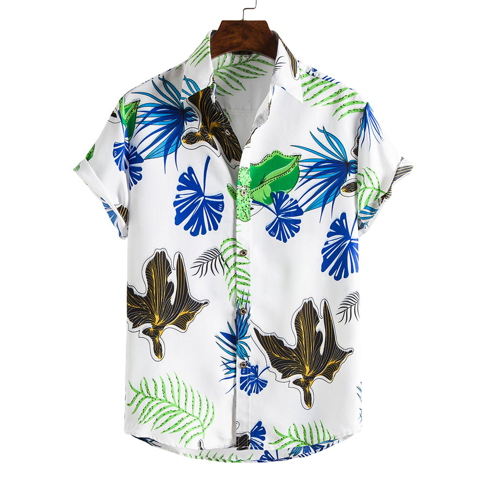 Men's Ditsy Floral Blouse Men's Clothing display picture 62