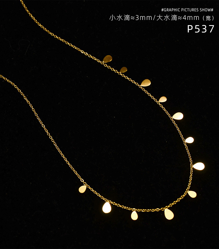 Fashion Geometric Titanium Steel Pendant Necklace display picture 1