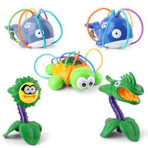 Amazon Cross-border Children's Bathing Toys for Boys, Cartoon Style, Water-Spraying Infant Bath Toys for Girls, Bathroom Water Play Shower Toys