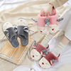 Slippers, winter keep warm cute fashionable Japanese demi-season non-slip footwear indoor platform