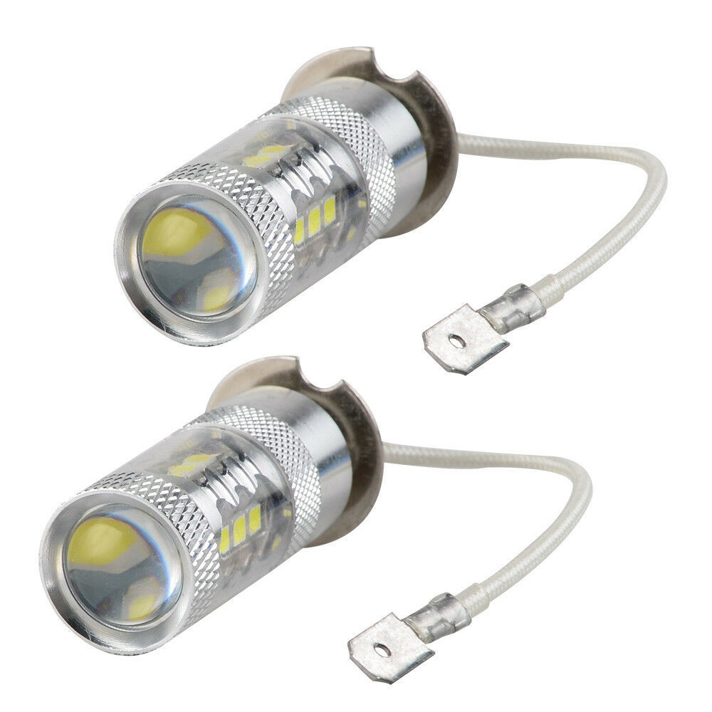 H3 80W LED lámpara de niebla de automóvil de luz blanca de alta potencia lámpara de niebla de automóvil LED lámpara de alto lumen de 80W