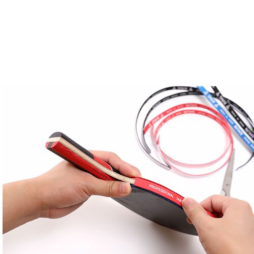 Thickened Table Tennis Racket Edge Guard Protective Strip, Thick Table Tennis Blade Protective Strip Sponge Edge Guard Anti-Collision Self-Adhesive