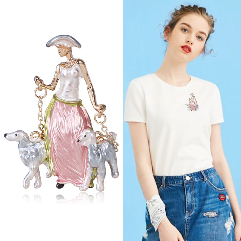 14g Weight Brooches Classification Anniversary, Business Occasion Alloy Material Cartoon Character Pattern Women's Gender Korean Style Style Korean Style Pin Cartoon Character Alloy Women's Brooches 无