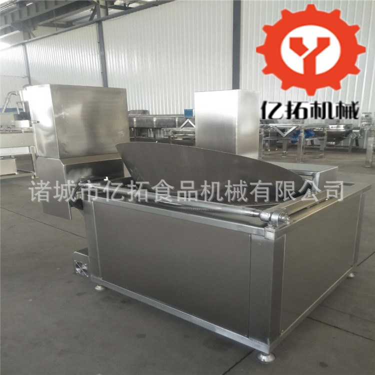 厂家直销猪脚油炸机 不锈钢鸡爪油炸锅 鸡腿油炸设备 送货到家