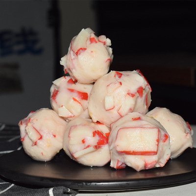 新鲜豆捞蟹子龙虾球2500g滑蟹柳丸火锅豆捞食材|ru