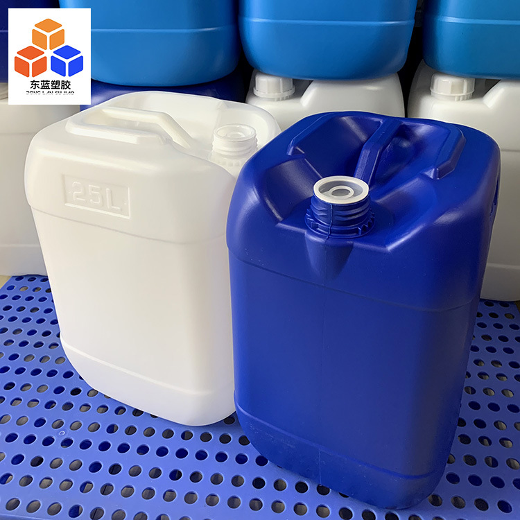 特价促销全新料白色20L25升正方桶耐酸碱25kg扁桶加厚化工塑料桶