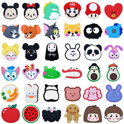 手机气囊支架可伸缩折叠 指环扣可爱卡通防摔气垫支架跨境礼品|ms